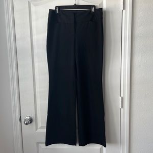 Express Wide Waist Editor Pants - Black